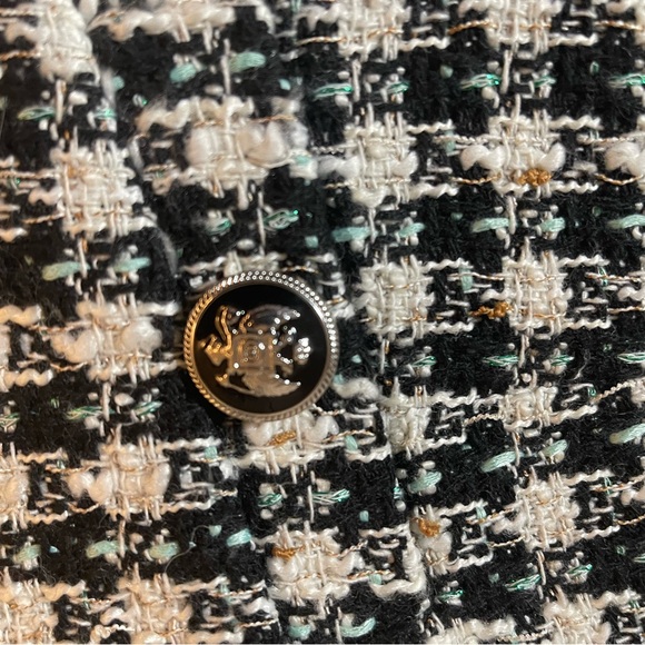 Classic Black and White Houndstooth Dress - Picture 3 of 5